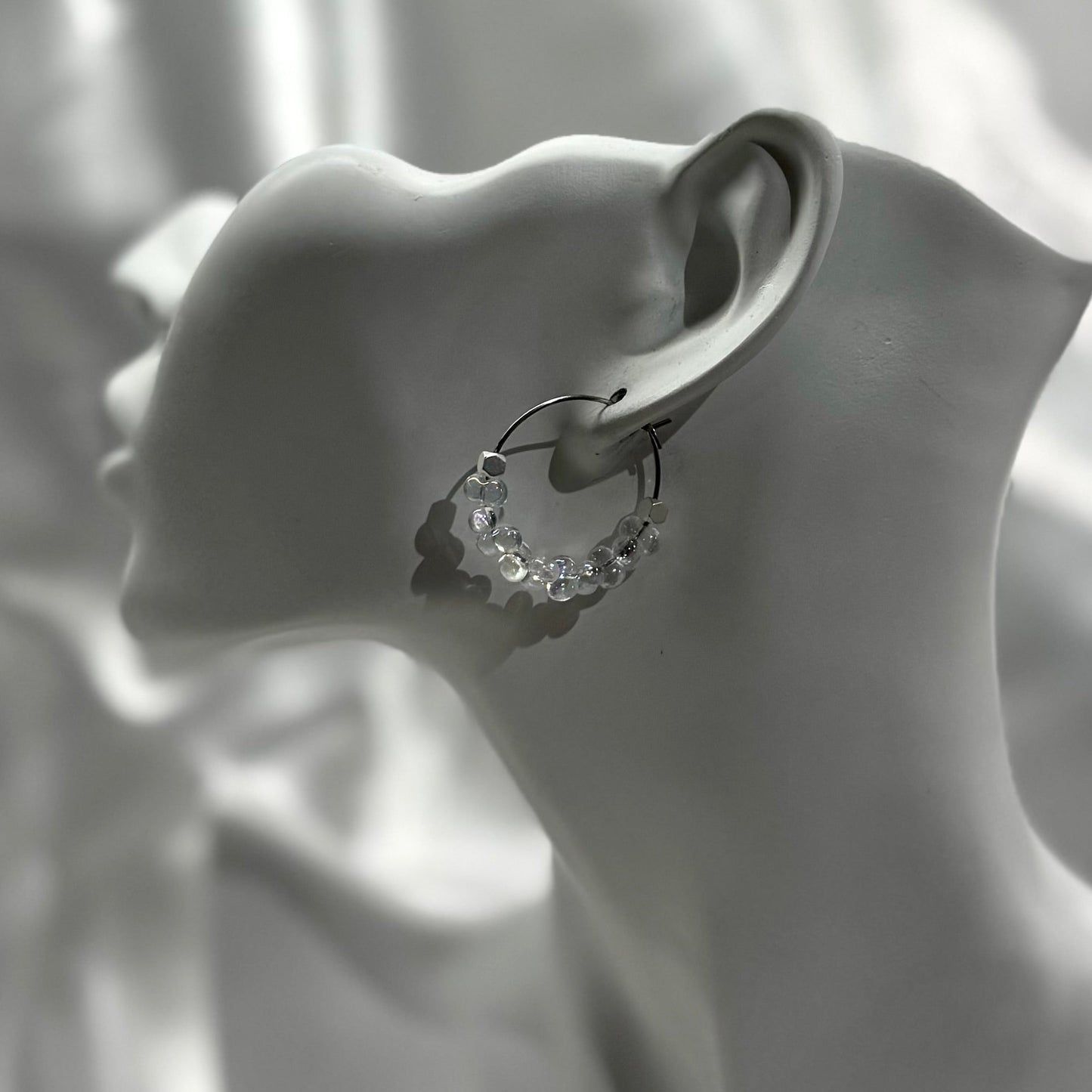 Kuura rengas -korvakorut ⎮ Hopea