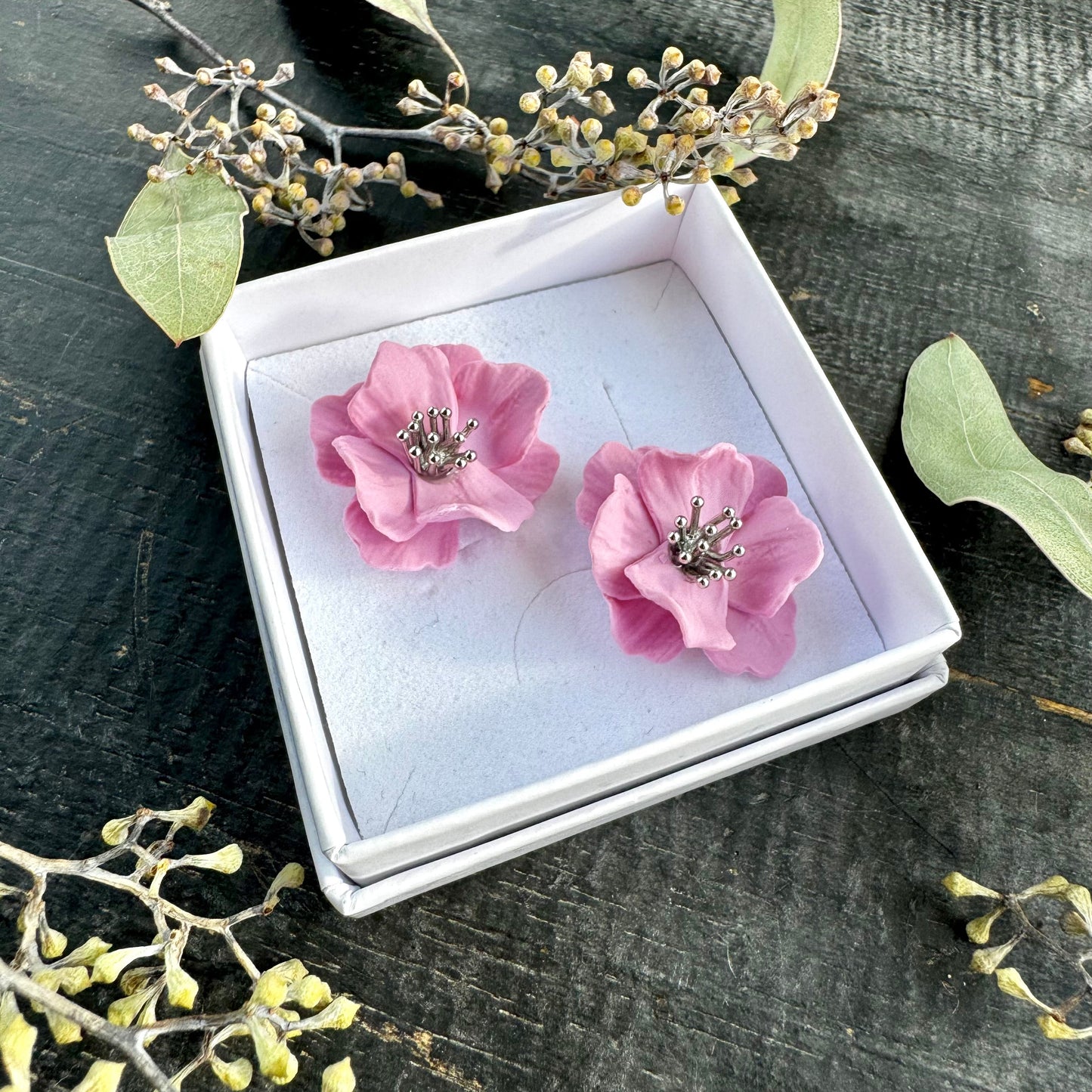 Kuiske -nappikorvakorut ⎮ Kulta/hopea