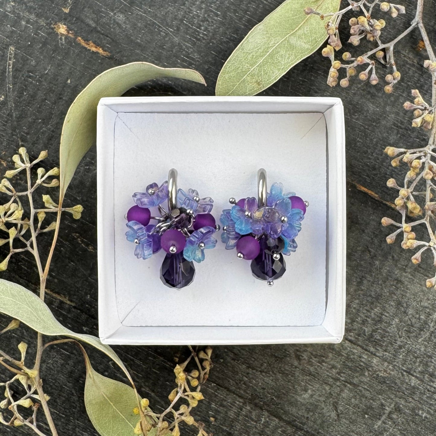 Pixie -korvakorut / Hopea