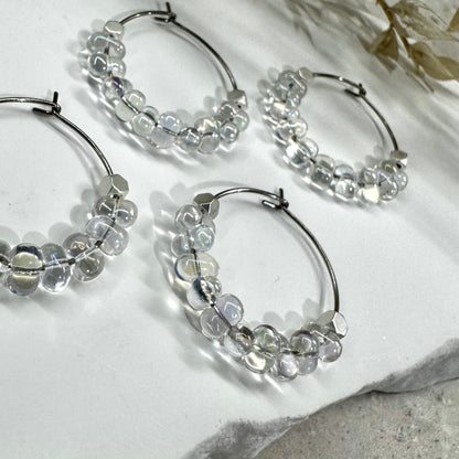 Kuura rengas -korvakorut ⎮ Hopea