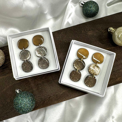 Polku -korvakorut ⎮ Kulta/hopea