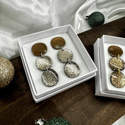 Polku -korvakorut ⎮ Kulta/hopea