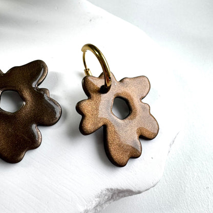 Retrokukka Glitter -korvakorut ⎮ Eri värejä