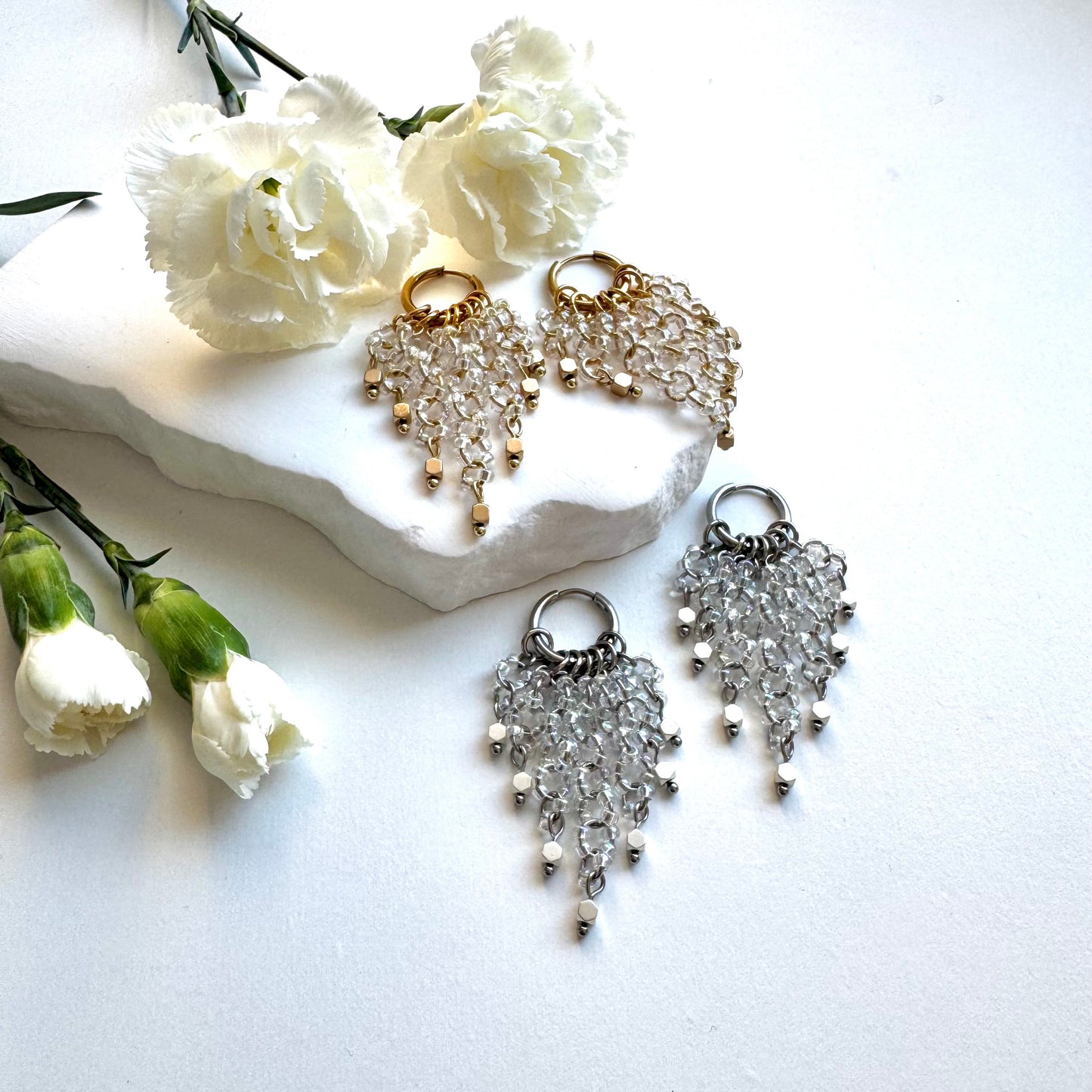 Halla -korvakorut ⎮ Kulta & hopea