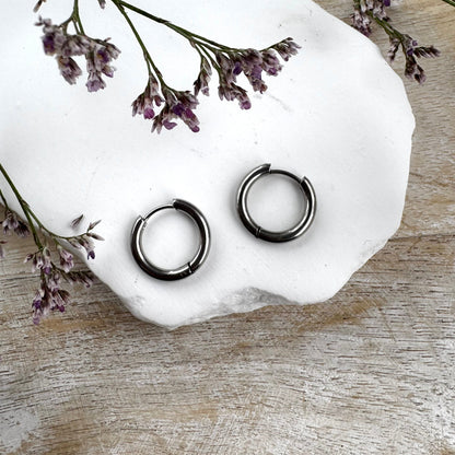 Huggie-renkaat ⎮ Hopea ⎮ Eri kokoja