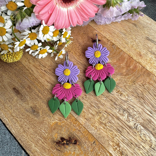 Kesäheinä & lehdet -korvakorut