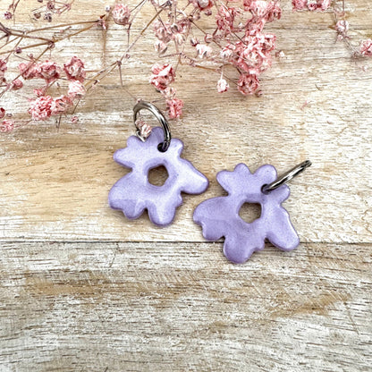 Retrokukka Glitter -korvakorut ⎮ Eri värejä